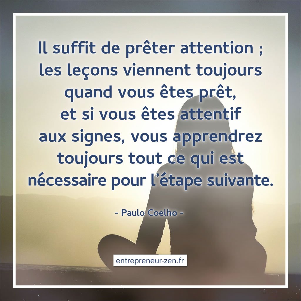 Ecouter les signes et les synchronicités