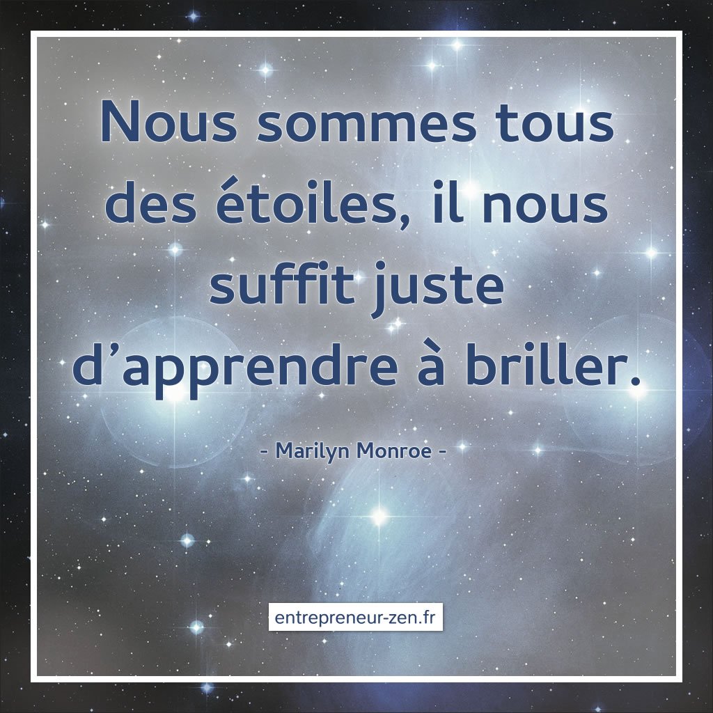 Ne soyons pas modestes