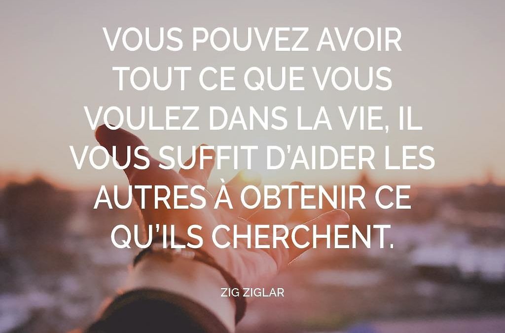 Sachons aider les autres