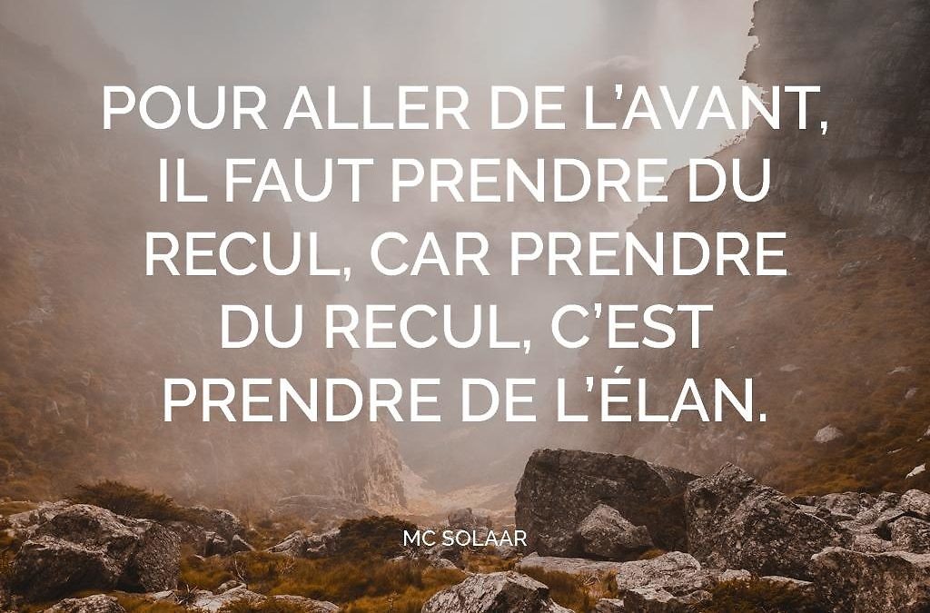 Prendre du recul sur notre vie