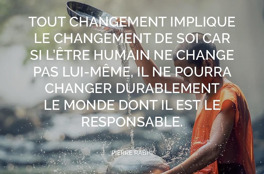 Accepter de changer