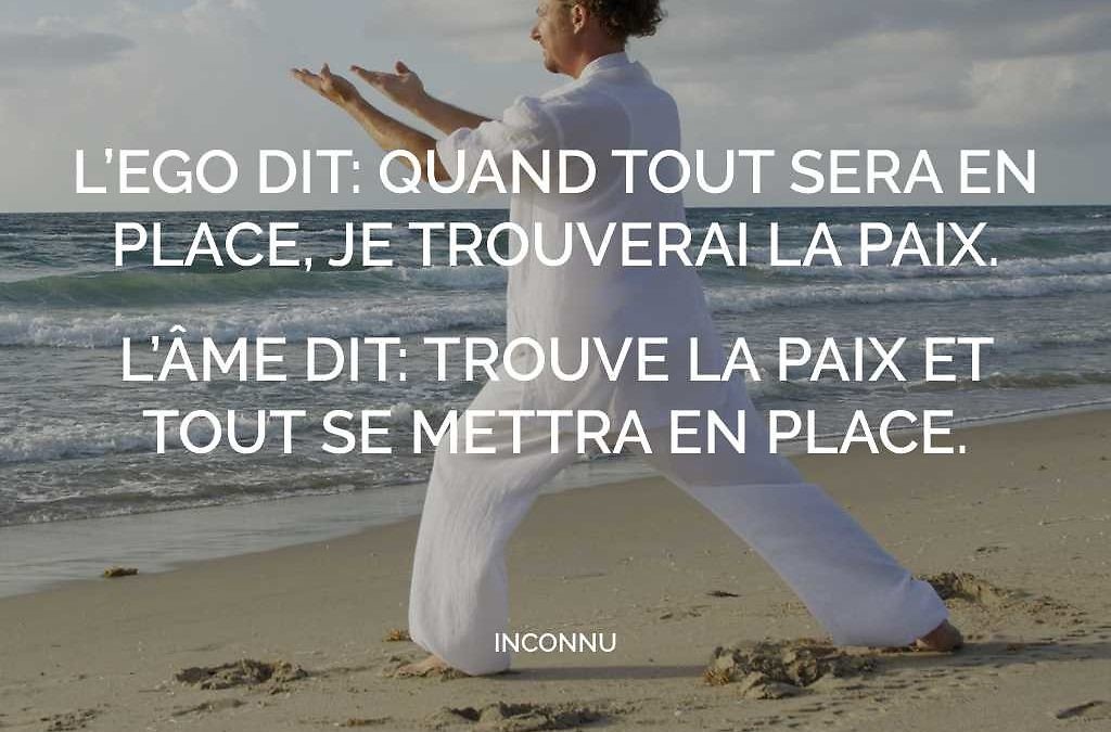 La pleine conscience aide à se libérer de son ego