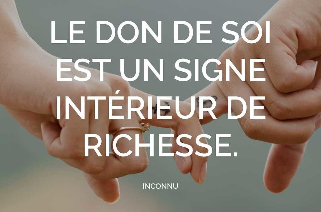 Comment donnez-vous ?