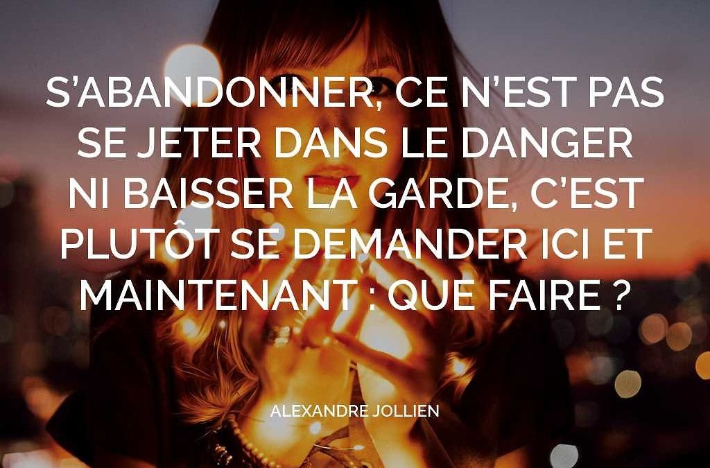 S’en remettre à l’univers
