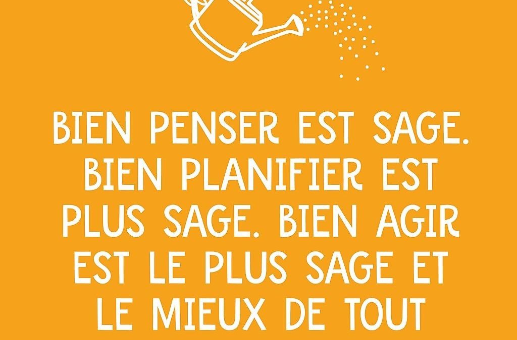 Agir en planifiant une action concrète