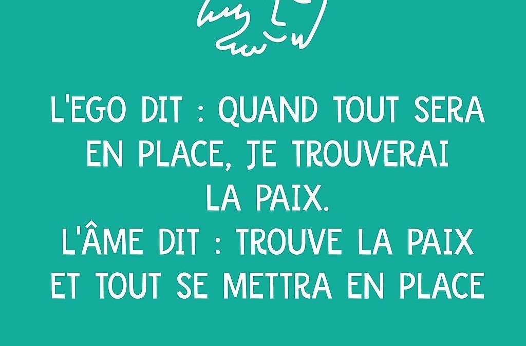 La pleine conscience aide à se libérer de son ego