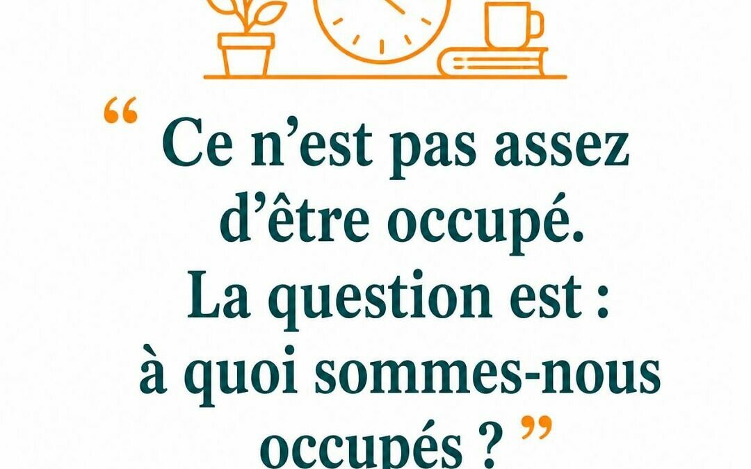 Quand on cesse de courir